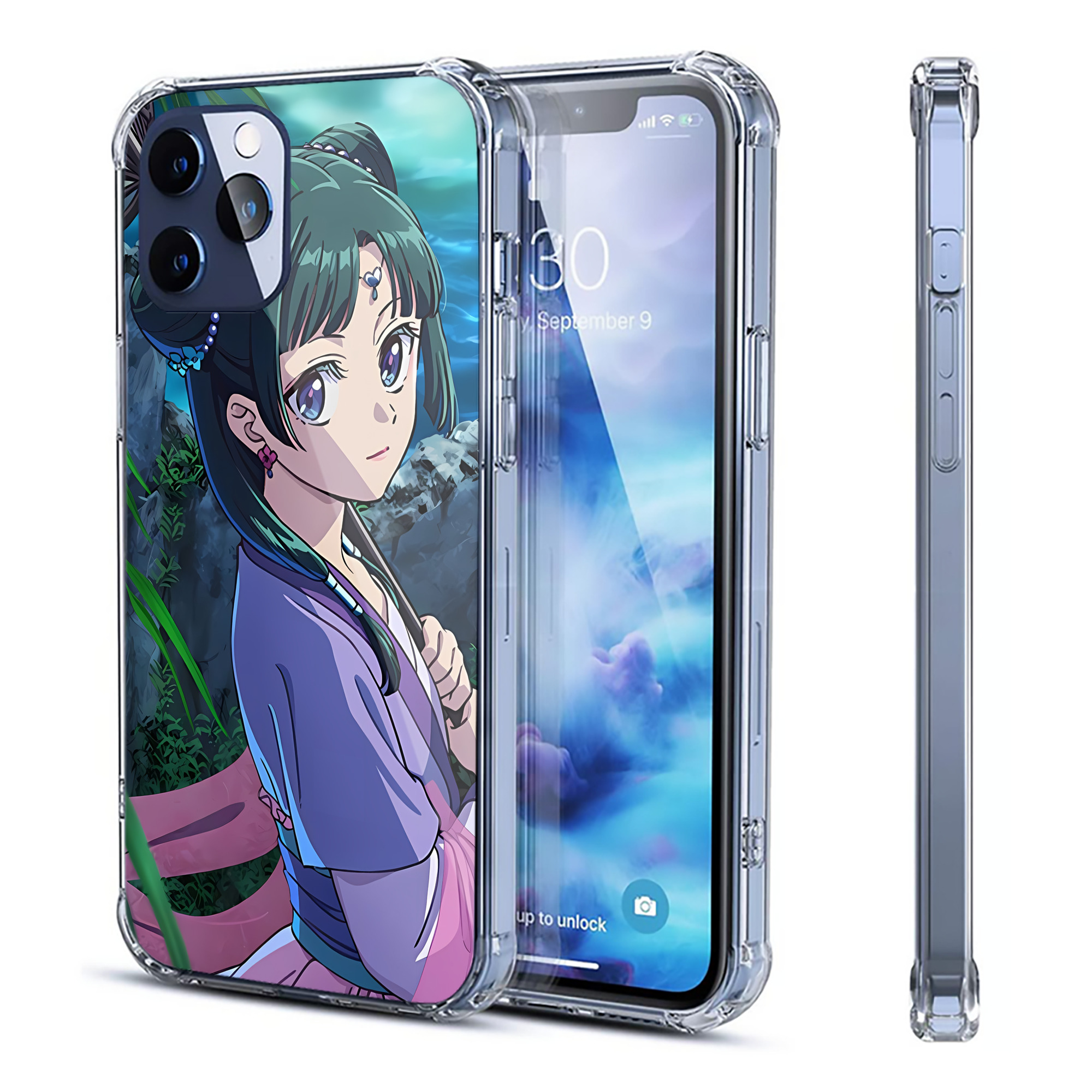 （画像用） 薬屋のひとりごと The Apothecary Diaries 【iPhone 12シリーズ対応】透明スマホケース（クリアソフトケース）